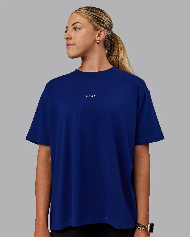 Go-To FLXCotton Oversized Tee - Midnight Blue