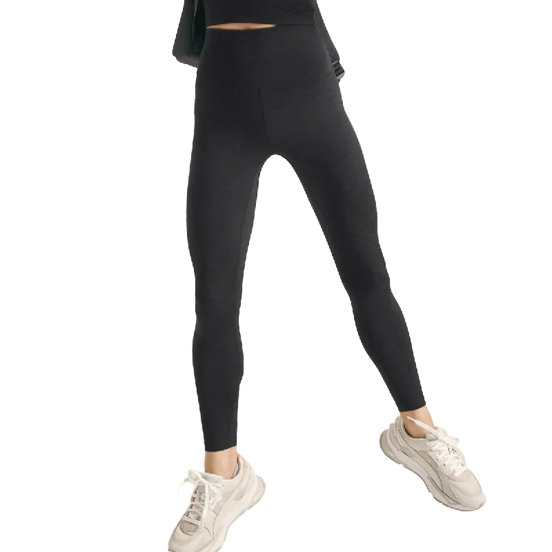 Women's Heather Rib High Waisted Midi Legging