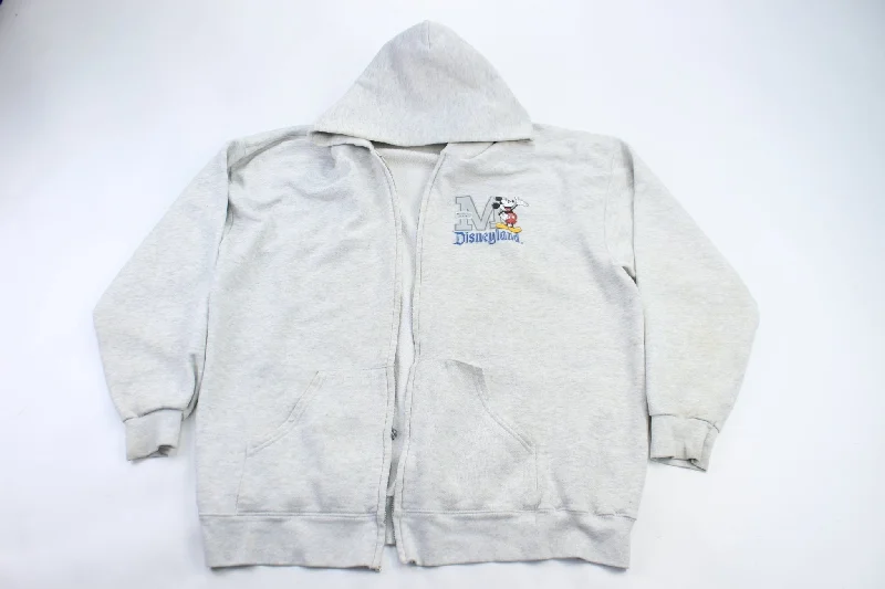 Disneyland Mickey Mouse Grey Zip Up Hoodie