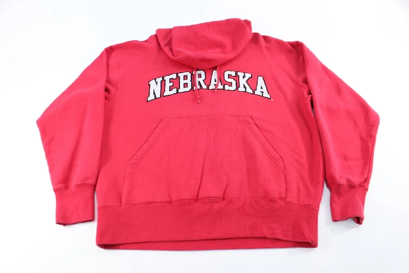 Nebraska University Embroidered Pullover Hoodie