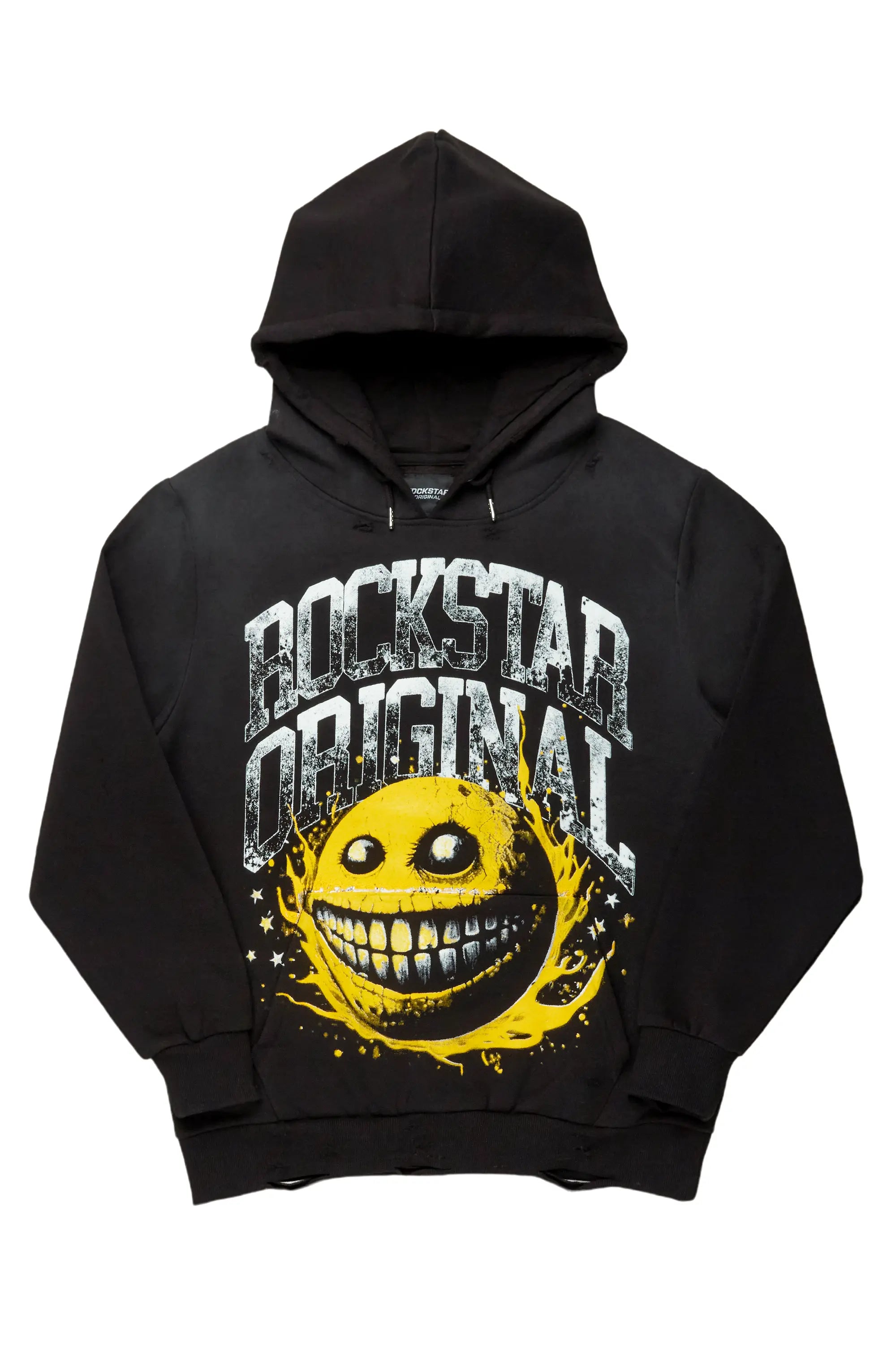 Chuffed Black Graphic Hoodie