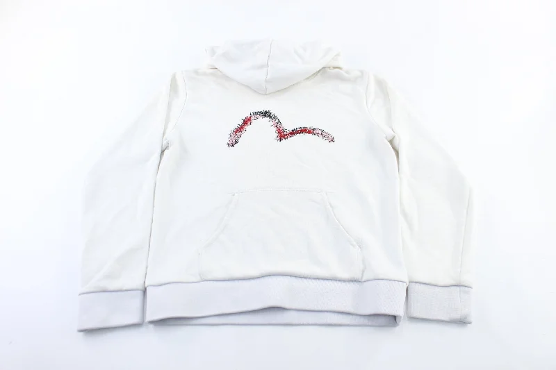 Women's Evisu Embroidered Pullover Hoodie