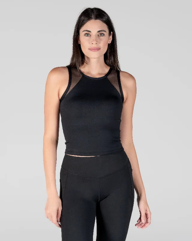 Air Wave Mesh Tank - Black