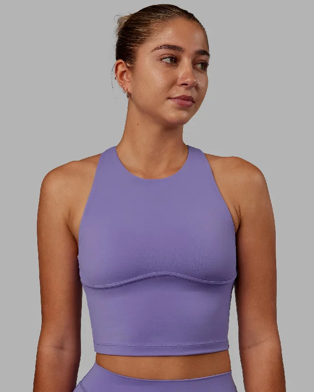 Enhance Shelf Bra Tank - Dahlia Purple