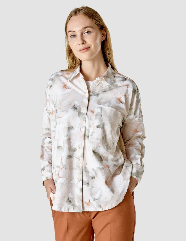 Oversized Long Sleeve Shirt Rainforest